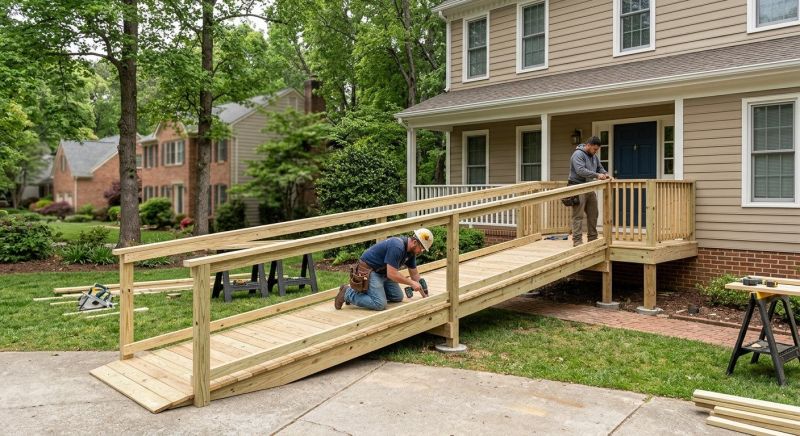 Mobility Ramp Construction in Wilmington, NC