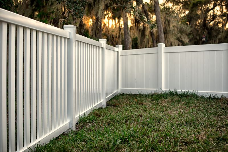 Contemporary Vinyl Fence