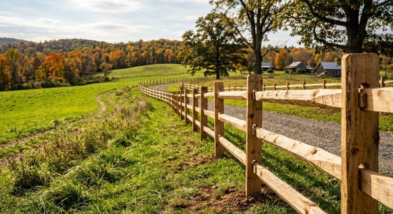 Rail Fence Installation in Roseville, CA